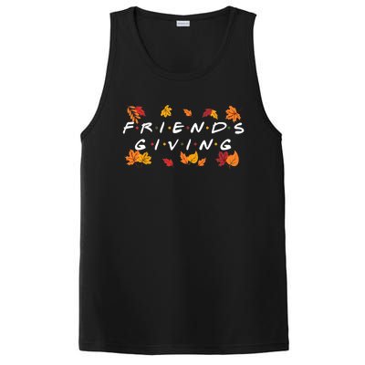 Friendsgiving Fall Autumn Friends & Family Thanksgiving PosiCharge Competitor Tank