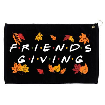 Friendsgiving Fall Autumn Friends & Family Thanksgiving Grommeted Golf Towel