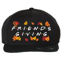 Friendsgiving Fall Autumn Friends & Family Thanksgiving Wool Snapback Cap