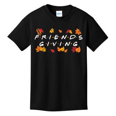 Friendsgiving Fall Autumn Friends & Family Thanksgiving Kids T-Shirt