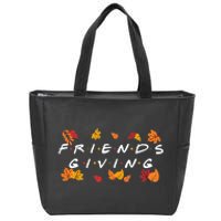 Friendsgiving Fall Autumn Friends & Family Thanksgiving Zip Tote Bag