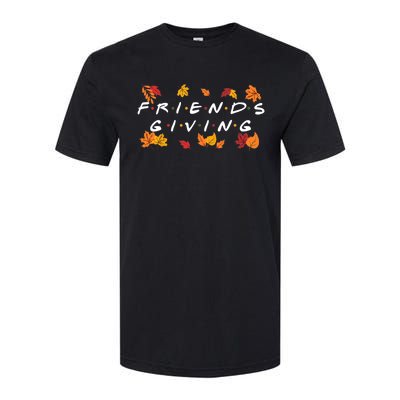 Friendsgiving Fall Autumn Friends & Family Thanksgiving Softstyle CVC T-Shirt