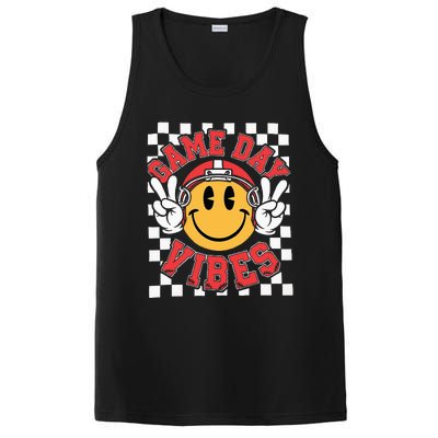 Football Face American Football Game Day Vibes Sport PosiCharge Competitor Tank