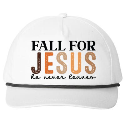 Fall Snapback Five-Panel Rope Hat