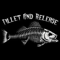 fishing fillet and release cool fisherman humor 7-Panel Snapback Hat