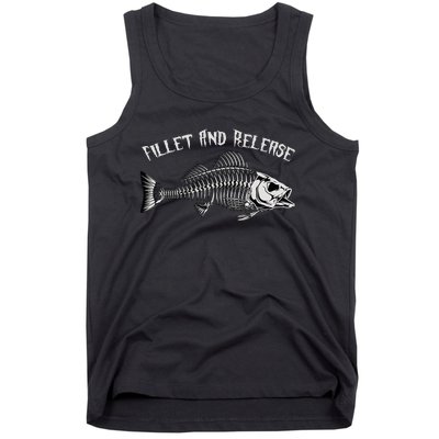 fishing fillet and release cool fisherman humor Tank Top