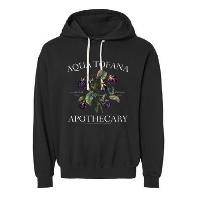 Funny Feminist Aqua Tofana Apothecary Vintage Garment-Dyed Fleece Hoodie