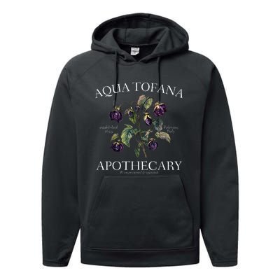 Funny Feminist Aqua Tofana Apothecary Vintage Performance Fleece Hoodie