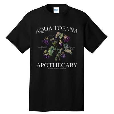 Funny Feminist Aqua Tofana Apothecary Vintage Tall T-Shirt