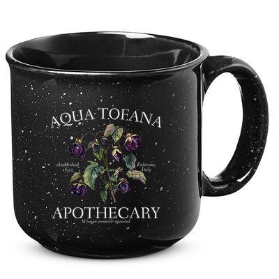 Funny Feminist Aqua Tofana Apothecary Vintage 15oz Campfire Ceramic Mug