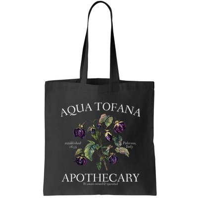 Funny Feminist Aqua Tofana Apothecary Vintage Bag