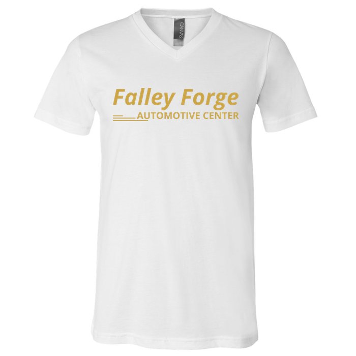 Falley Forge Auyomotive Center V-Neck T-Shirt