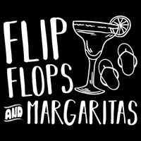 Flip Flops And Margaritas Funny Beach Summer Vacation Cool Gift Cooling Performance Crew T-Shirt