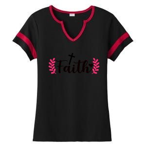 Faith Ladies Halftime Notch Neck Tee