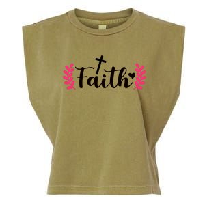 Faith Garment-Dyed Women's Muscle Tee