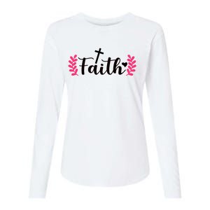 Faith Womens Cotton Relaxed Long Sleeve T-Shirt