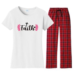 Faith Women's Flannel Pajama Set