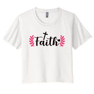 Faith Women's Crop Top Tee