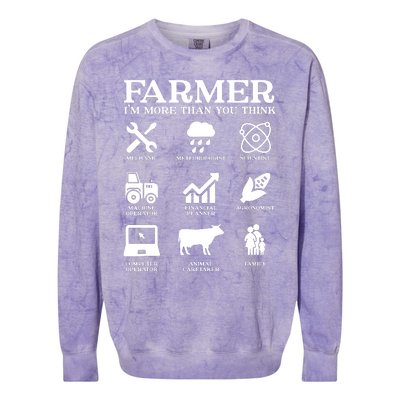 Farmer Colorblast Crewneck Sweatshirt