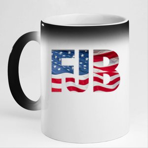 FJB Flag Apparel 11oz Black Color Changing Mug