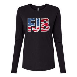 FJB Flag Apparel Womens Cotton Relaxed Long Sleeve T-Shirt