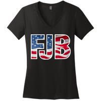 FJB Flag Apparel Women's V-Neck T-Shirt