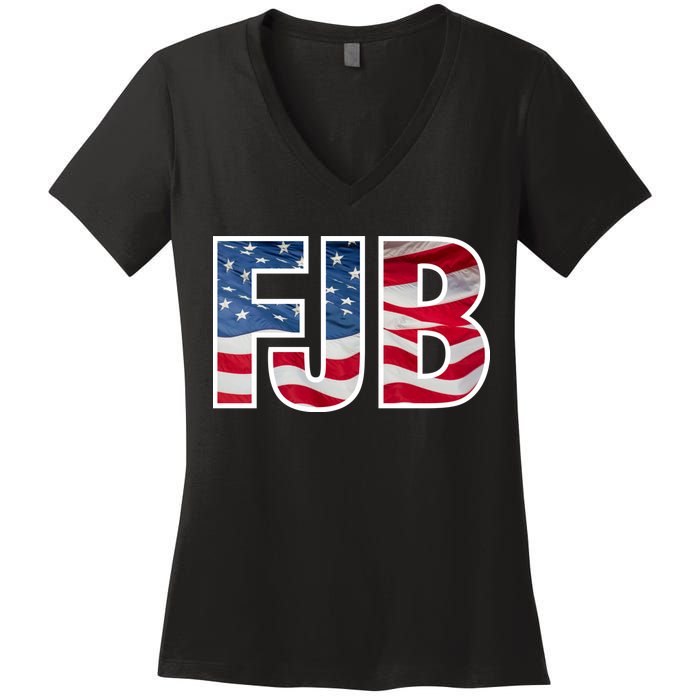 FJB Flag Apparel Women's V-Neck T-Shirt