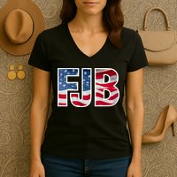 FJB Flag Apparel Women's V-Neck T-Shirt