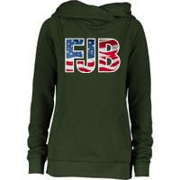 FJB Flag Apparel Womens Funnel Neck Pullover Hood