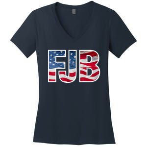 FJB Flag Apparel Women's V-Neck T-Shirt