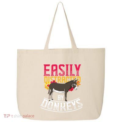Funny Farm Animal Lover Gift Donkey 25L Jumbo Tote