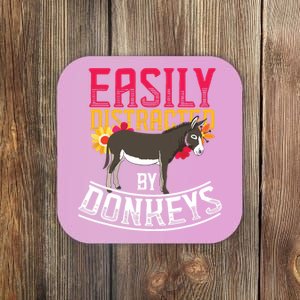 Funny Farm Animal Lover Gift Donkey Coaster