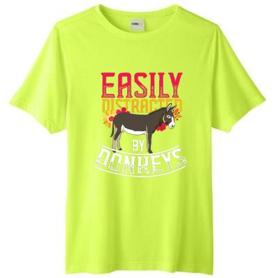 Funny Farm Animal Lover Gift Donkey Tall Fusion ChromaSoft Performance T-Shirt