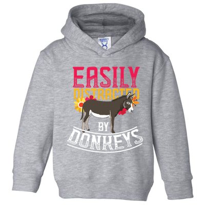Funny Farm Animal Lover Gift Donkey Toddler Hoodie