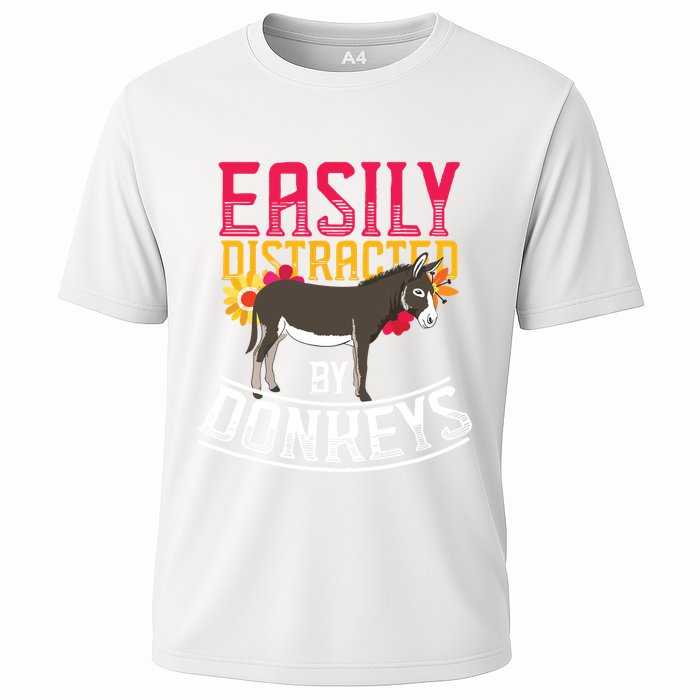 Funny Farm Animal Lover Gift Donkey Cooling Performance Crew T-Shirt