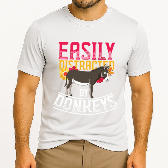 Funny Farm Animal Lover Gift Donkey Cooling Performance Crew T-Shirt