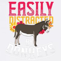 Funny Farm Animal Lover Gift Donkey Cooling Performance Crew T-Shirt