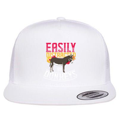 Funny Farm Animal Lover Gift Donkey Flatbill Hat
