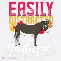 Funny Farm Animal Lover Gift Donkey Poster