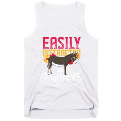 Funny Farm Animal Lover Gift Donkey Tank Top