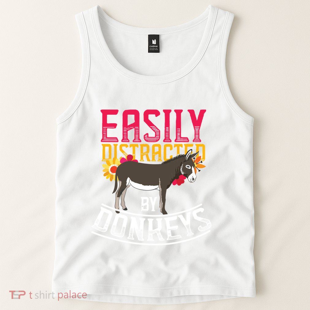 Funny Farm Animal Lover Gift Donkey Tank Top