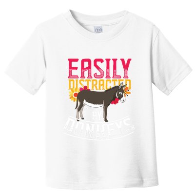 Funny Farm Animal Lover Gift Donkey Toddler T-Shirt