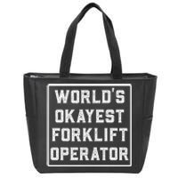 Funny Forklift Art For Women Certified Forklift Drivers Zip Tote Bag