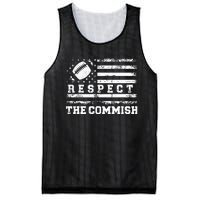 Fantasy Football American Commissioner Respect The Commish Mesh Reversible Basketball Jersey Tank