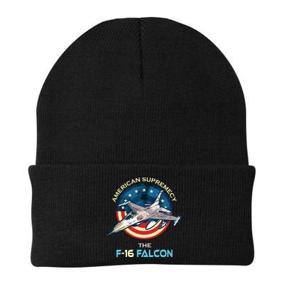 F16 Falcon American Patriotic Fighter Jet 4th Of July Flag Beanie