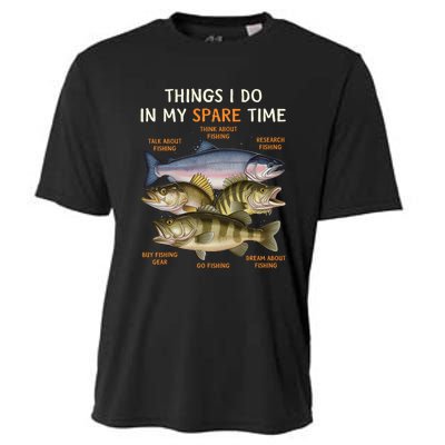 Funny Fishing Apparel | Bass Lovers Cooling Performance Crew T-Shirt