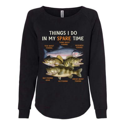 Funny Fishing Apparel | Bass Lovers Womens California Wash Sweatshirt