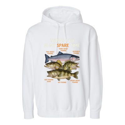 Funny Fishing Apparel | Bass Lovers Garment-Dyed Fleece Hoodie