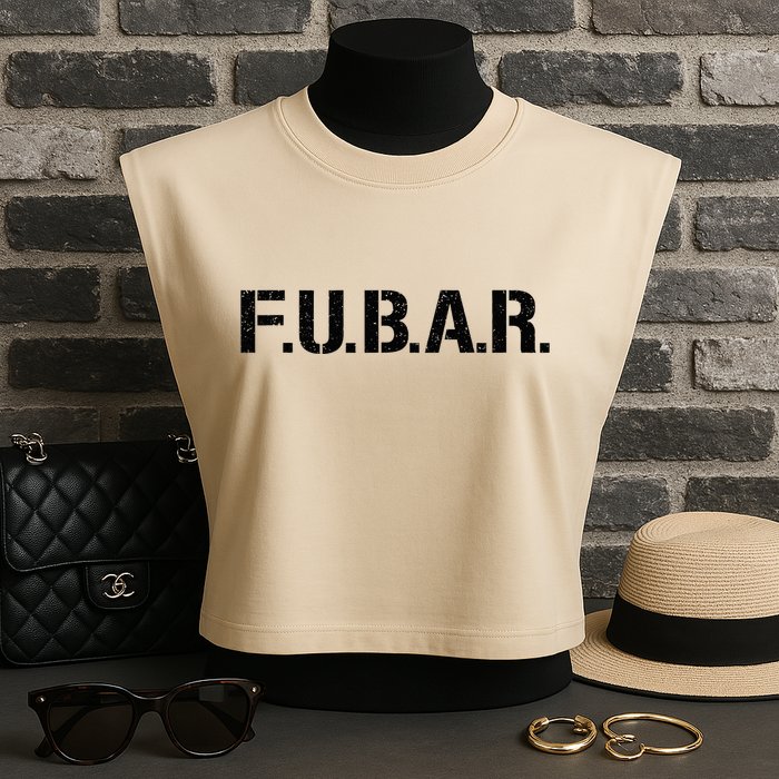 Fubar F.U.B.A.R. Acronym Garment-Dyed Women's Muscle Tee
