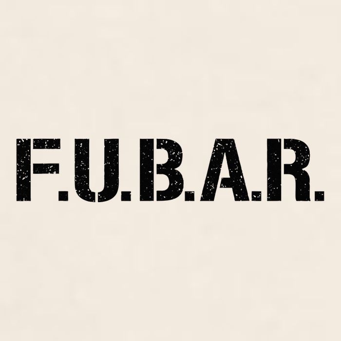 Fubar F.U.B.A.R. Acronym Garment-Dyed Women's Muscle Tee